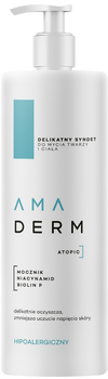 Syndet do mycia twarzy i ciała Amaderm Atopic delikatny 400 ml (5901315023560)