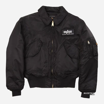Куртка Alpha Industries CWU 45/P Flight Jacket MJC22000C1 S Black (640631428523)