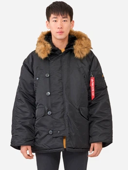 Парка Alpha Industries MJN31000C1 N-3B Parka 4XL Black (640631439970)