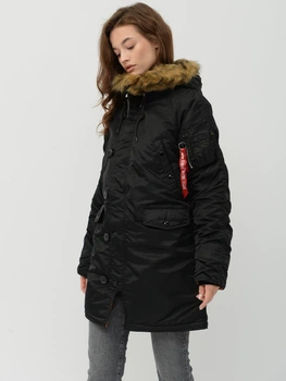 Парка зимняя женская Alpha Industries N-3B W Parka XL Black