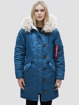 Парка зимова жіноча Alpha Industries ELYSE WJE45500C1 XS Air Force Blue (640631820457)