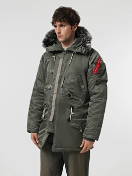 Чоловіча зимова куртка AIRBOSS Hokkaido Parka, Оливковий, M