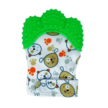 Прорізувач-рукавичка "Лапка" Megazayka MGZ-0412(Green) на липучці