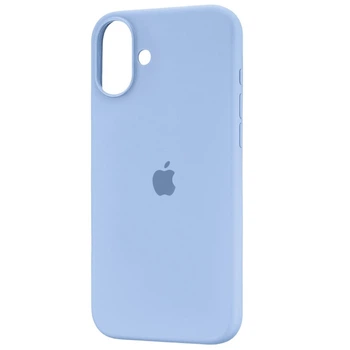 Чехол Fiji Silicone Case для Apple iPhone 16 бампер накладка Soft Touch с микрофиброй Lilac
