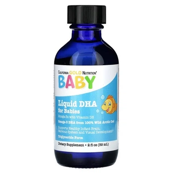 Витамины и минералы California Gold Nutrition Baby's DHA with Vitamin D3 59 мл