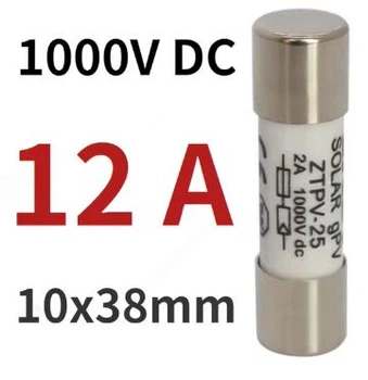 Запобіжник DC 10x38 12A 1000V