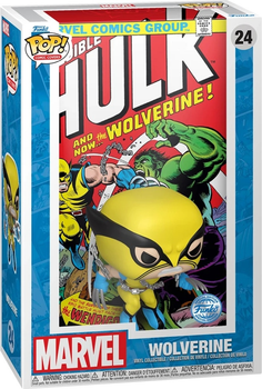 Фігурка Funko POP! Comic Covers: The Incredible Hulk #24 - Wolverine 9.5 см (0889698713382)