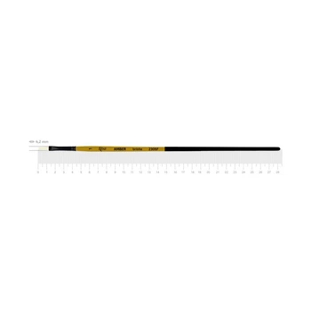 Пензель Rosa AMBER 2306F щетина пласка №1 д.р. (4823098533382)