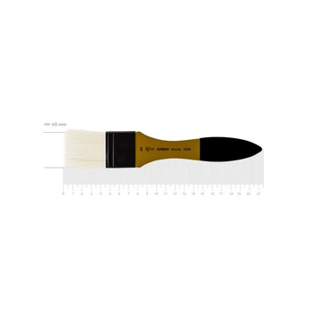 Пензель Rosa AMBER 2306 щетина флейц №40 к.р (4823098533528)