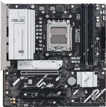 Материнська плата Asus PRIME B840M-A-CSM (sAM5, AMD B840, PCI-Ex16)