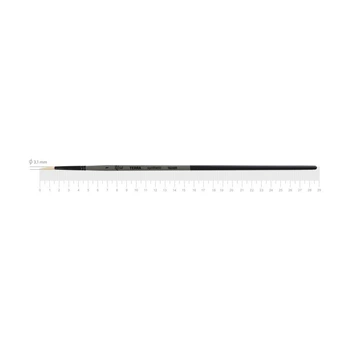 Пензель Rosa TERRA 1608R синтетика кругла №1 д.р. (4823098533719)