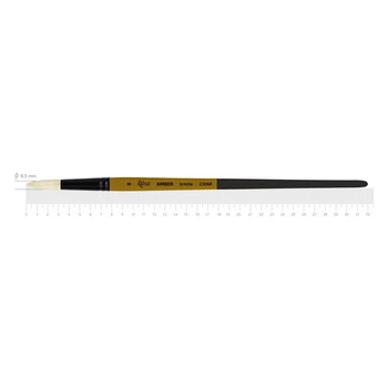 Пензель Rosa AMBER 2306R щетина кругла №8 д.р. (4823098533252)