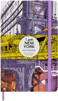 Блокнот Moleskine I am New York 13х21 см 240 страниц в линию (8053853606013)