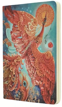 Блокнот Paperblanks Cahier Птицы счастья – Жар-птица А5 80 нелинированных страниц (9781408763179)