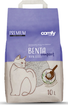 Żwirek dla kotów COMFY Benta new compact 10 l lavende (5905546339568)