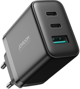 Ładowarka sieciowa JOYROOM JR-TCF10 2xUSB-C 1xUSB-A 32W PD 3.0 Black (6941237111807)