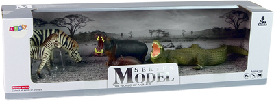 Zestaw figurek Lean Toys Dzikie Zwierzęta 5 szt (5905214971694)