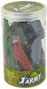 Zestaw figurek Lean Toys Militarny 48 elementów (5905515358071)