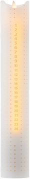 Świeca Sirius Sara Kalendarz LED 29x5 cm (5707310240052)