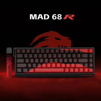 Игровая магнитная клавиатура Madlions MAD 68 HE R