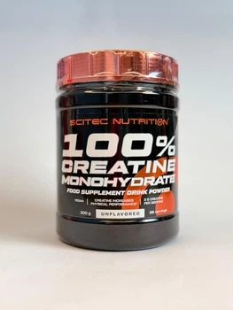 Креатин моногідрат без смаку Scitec Nutrition 100% Creatine Monohydrate 300 g в упаковці (VMD-1205780)