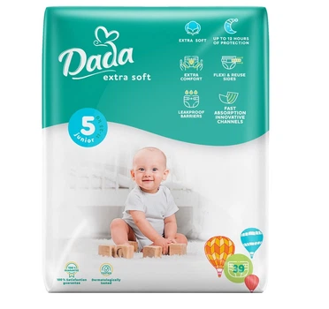 Підгузки дитячі Dada Extra Soft 5 11-25 кг 39 шт. (4823071646429)