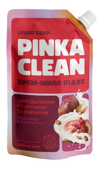 Рідке крем-мило Pinka Clean з мигдалевим молочком та інжиром 460 мл. (4823097601594)