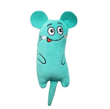 Игрушка для кота с мятой, в форме мышки, мягкая ткань, 15×5.5 см