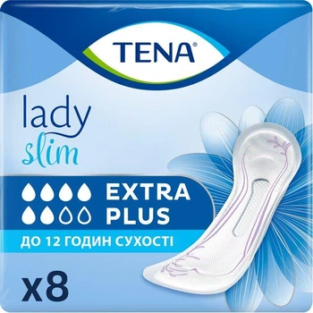 Прокладки урологические Tena Lady Slim Extra Plus 8 шт. 6 крап.