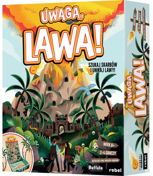 Gra planszowa Rebel Uwaga, lawa! (edycja polska)(5906954790576 )