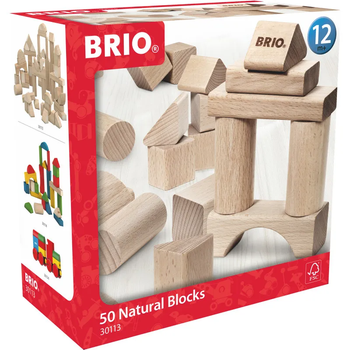 Конструктор дерев'яний Brio 50 елементів (7312350301137)
