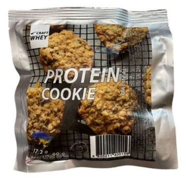Протеиновое печенье Craft Whey Protein Cookie 60 грамм, Oatmeal