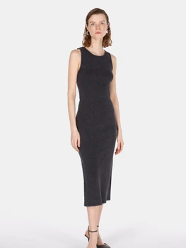 Платье миди летнее женское Colin's CL1073725ANT M Anthracite (8684112612072)
