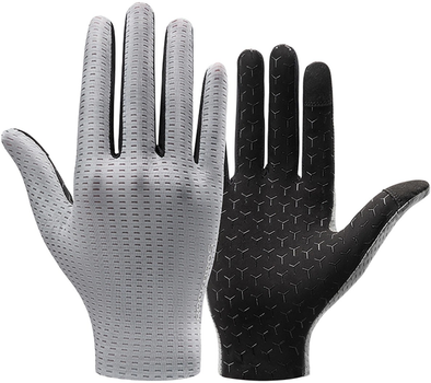 Велорукавички RockBros дихаючі довгі XL Grey (5907769373602)