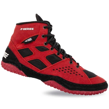 Борцовки замшевые Fistrage X-Series 4565 размер 35 Red-Black