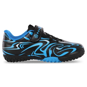 Сороконожки футбольные детские с липучкой SP-Sport 616-1 размер 34 Black-Blue