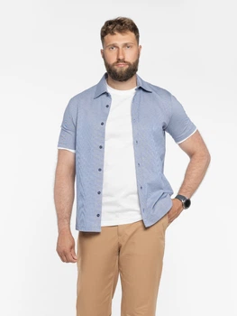 Сорочка чоловіча синя з бавовни Arber RALPH Jersey SS XXL зріст 6 синій (M14.30.06.521)