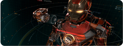 Игровая поверхность Voltronic Iron Man 25 Mixcolor (YT35906)