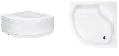 Панель до душового піддону DIPER-1 90х90х25/35 BESCO