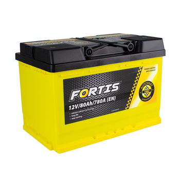 Аккумулятор Fortis 80 Ah/12V "0" (+ справа)