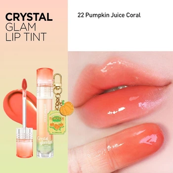Сияющий тинт для губ CLIO Crystal Glam Tint 22 Pumpkin Juice Corall Limited Edition Harry Potter
