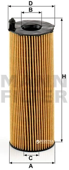 Фильтрующий элемент масляного фильтра MANN-FILTER HU 8001x