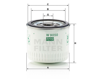 Фильтр масляный MANN W 9050