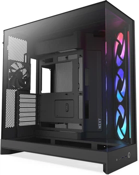 Корпус NZXT H9 Flow RGB Dual-Chamber Mid-tower Case All Black (CM-H92FB-R1)