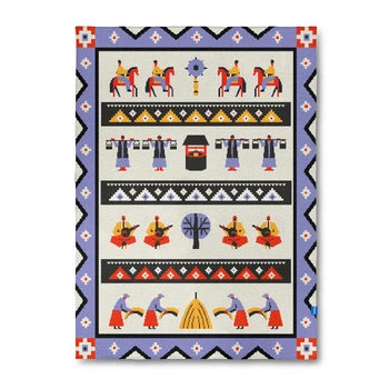Плед Orner Четыре песни 130х170 см