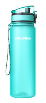Butelka filtrująca na wodę Aquaphor City 500 ml Miętowa (4744131018638)