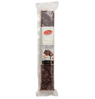 Нуга sir Charles Soft Nougat Shocolade& Erdnuss з шоколадом та арахісом 100 г