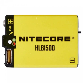 Аккумулятор Nitecore HLB1500 (1500mAh, USB-C) вместо 3ААА, для фонарей UT27
