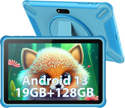 Планшет 10.1" Yotopt M821 8+11/128Gb 4 ядра Android 13 6580 mAh Синий Б/В
