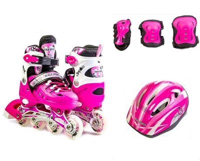 Комплект Роликов Scale Sport. Pink (размер 29-33)